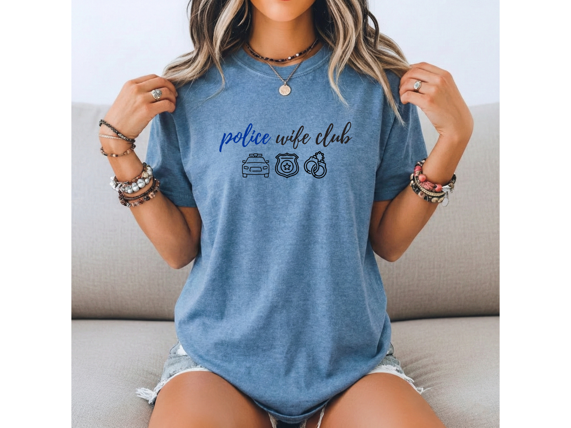 Police Wife Club Tee