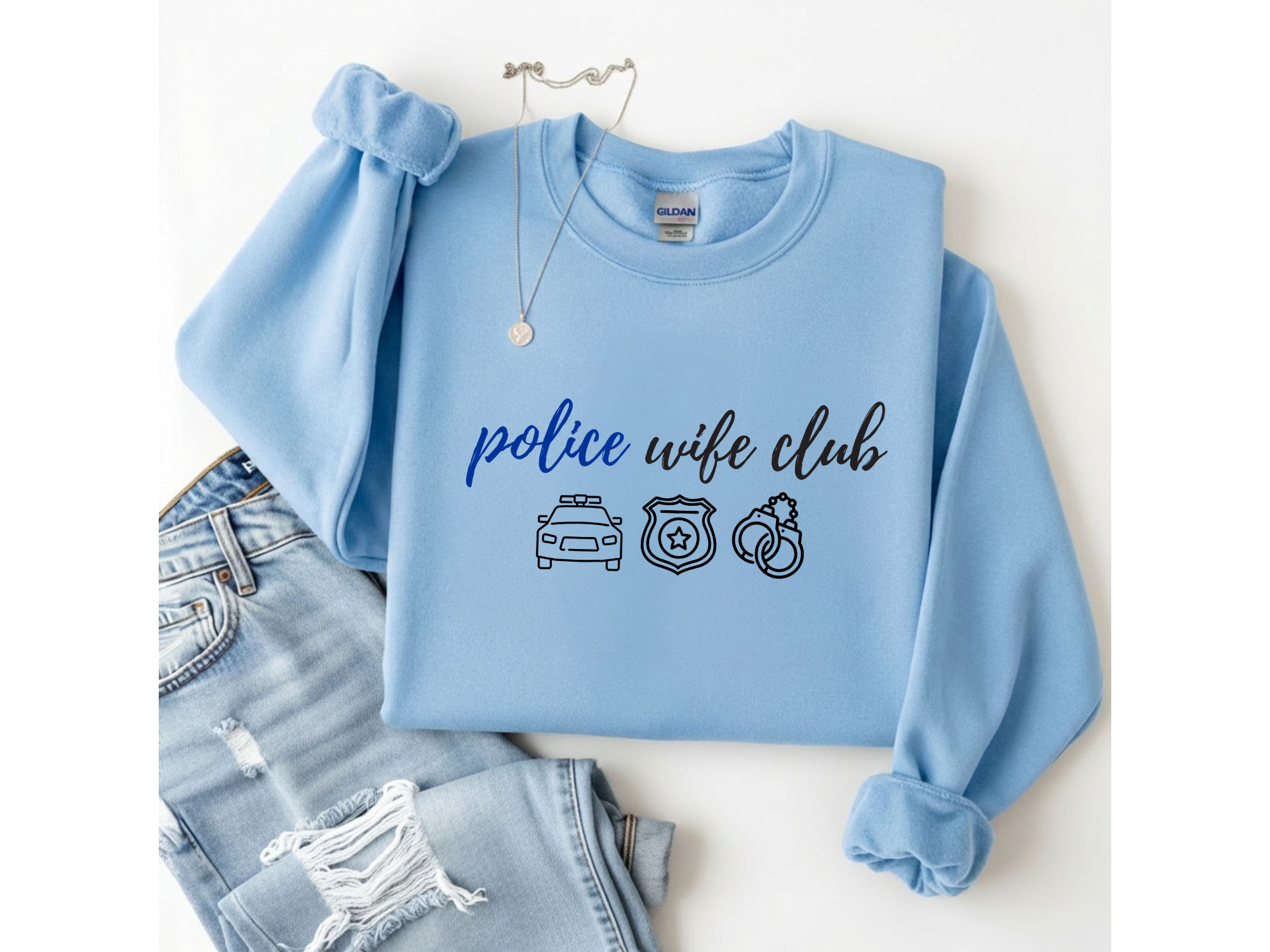 Police Wife Club Crewneck