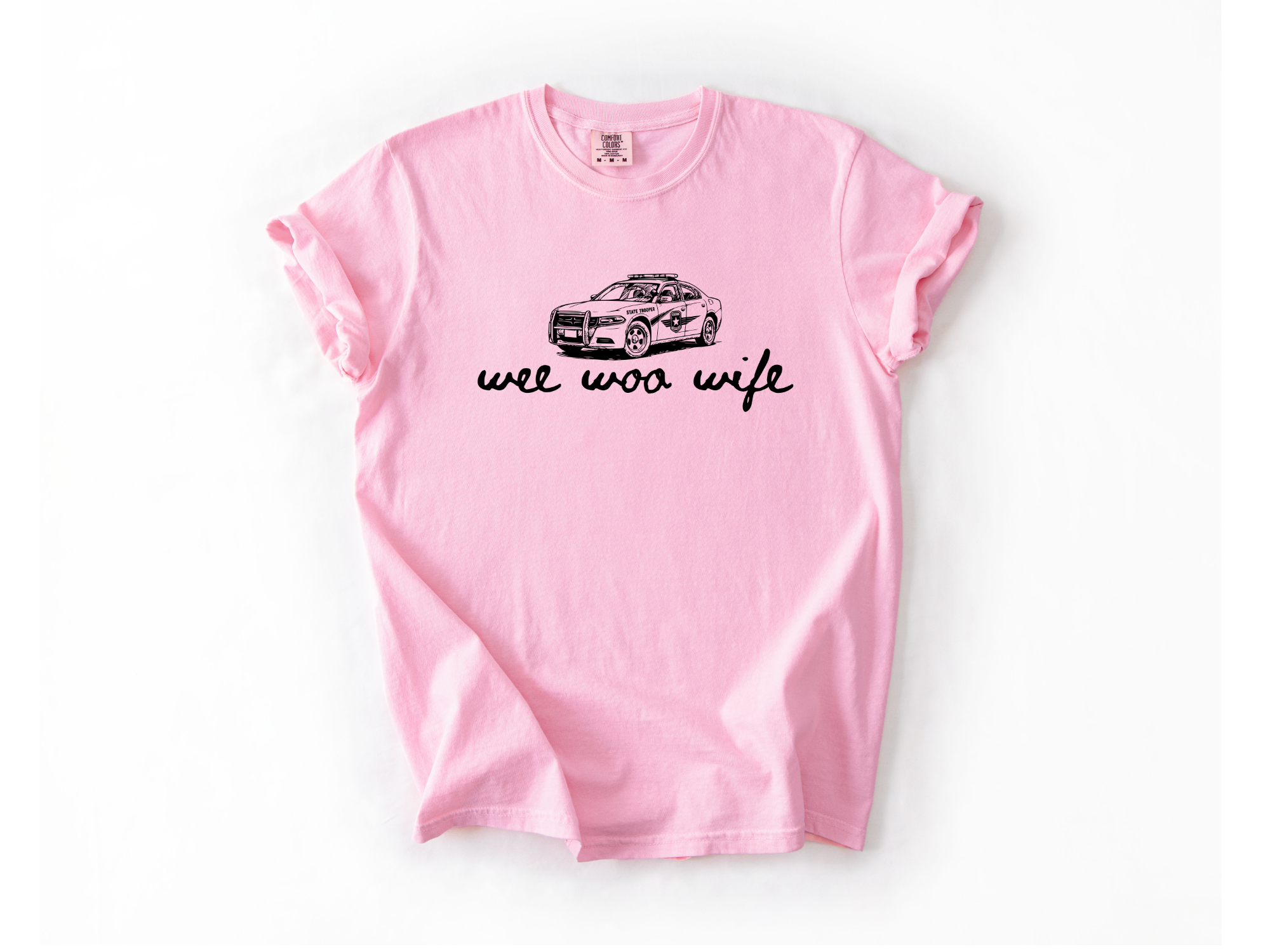 State Trooper Wee Woo Wife Tee