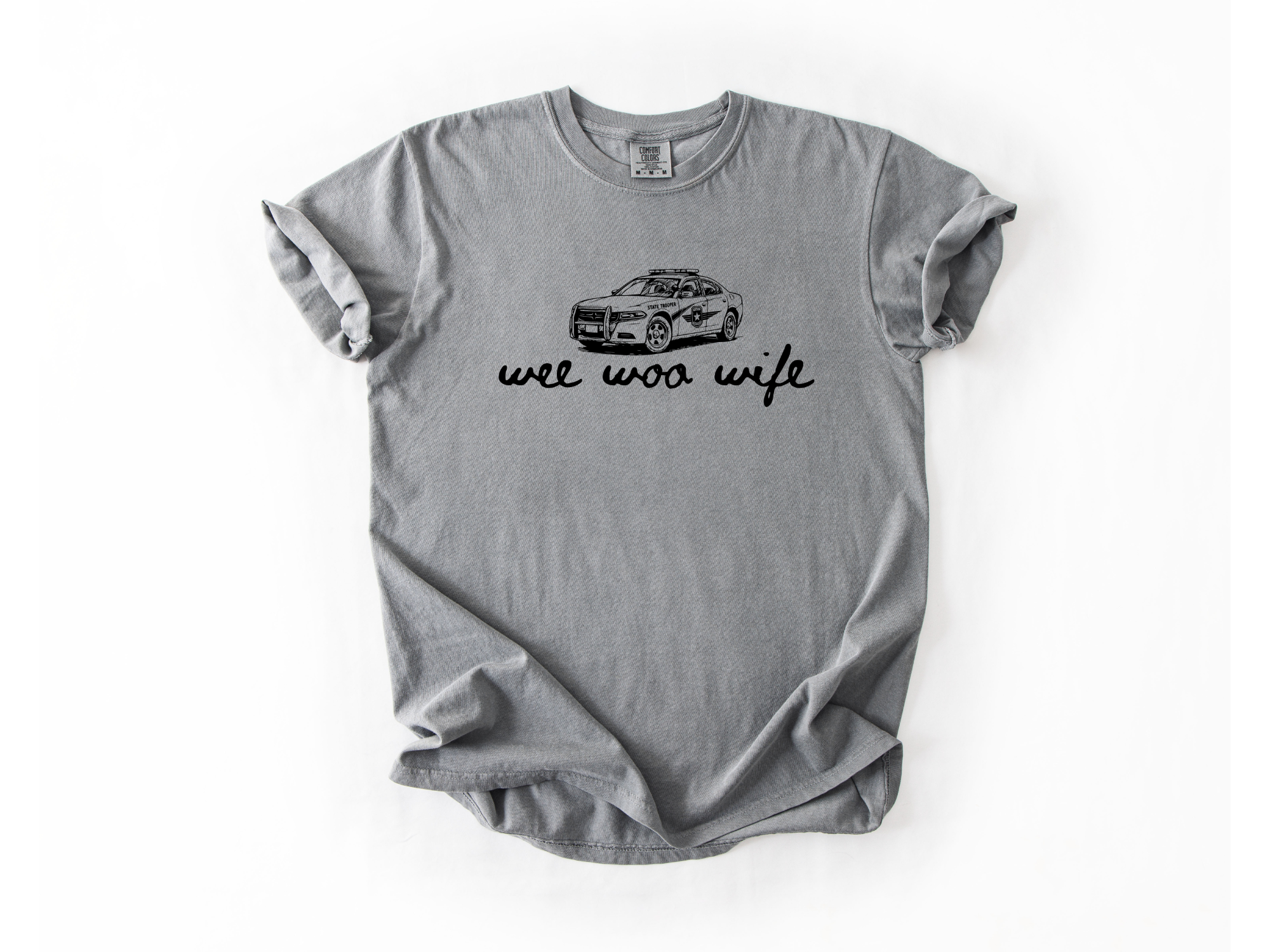 State Trooper Wee Woo Wife Tee