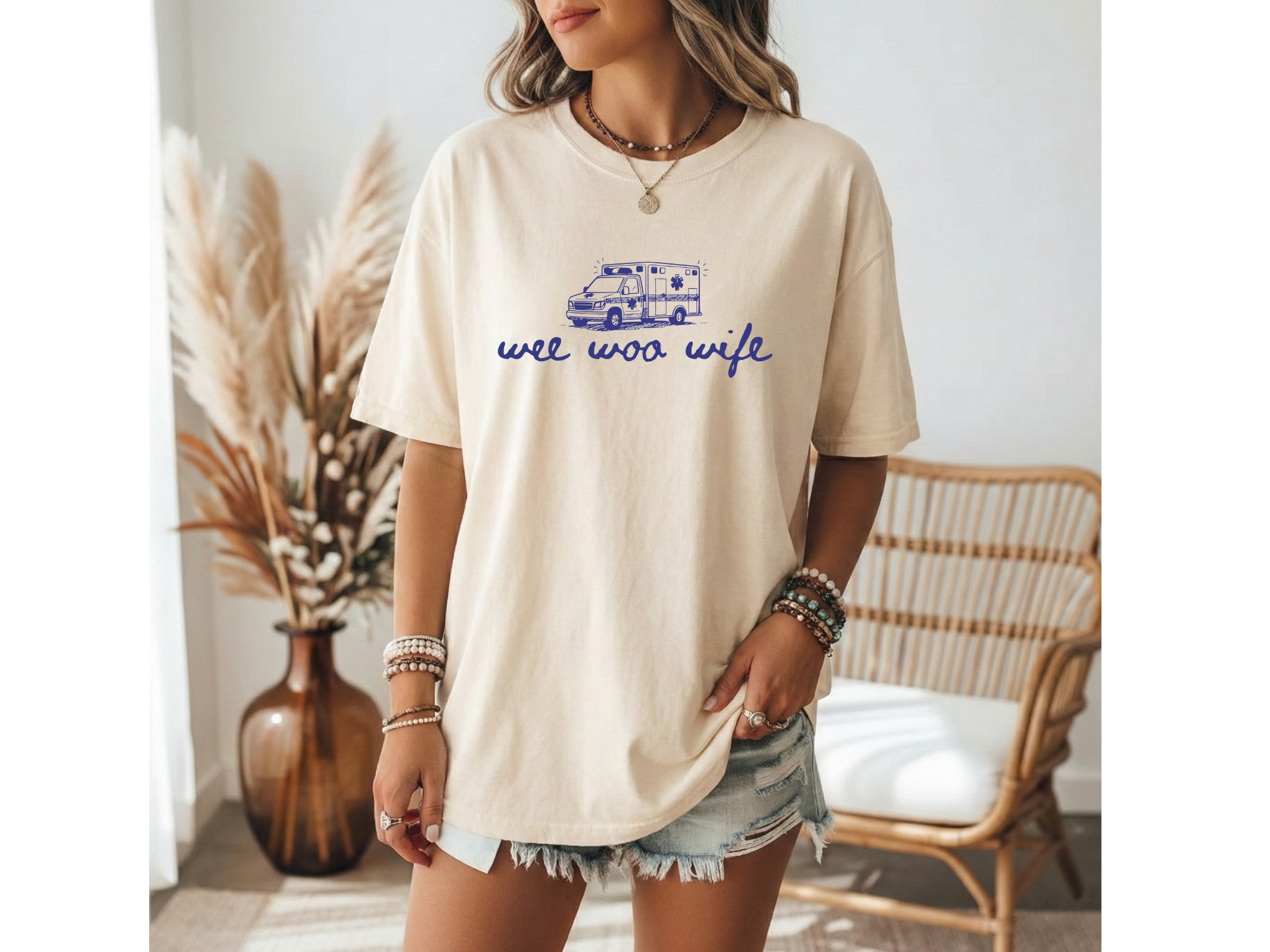 EMS Wee Woo Wife Graphic Tee