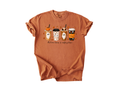 Autumn Leaves & Coffee Please Graphic Tee
