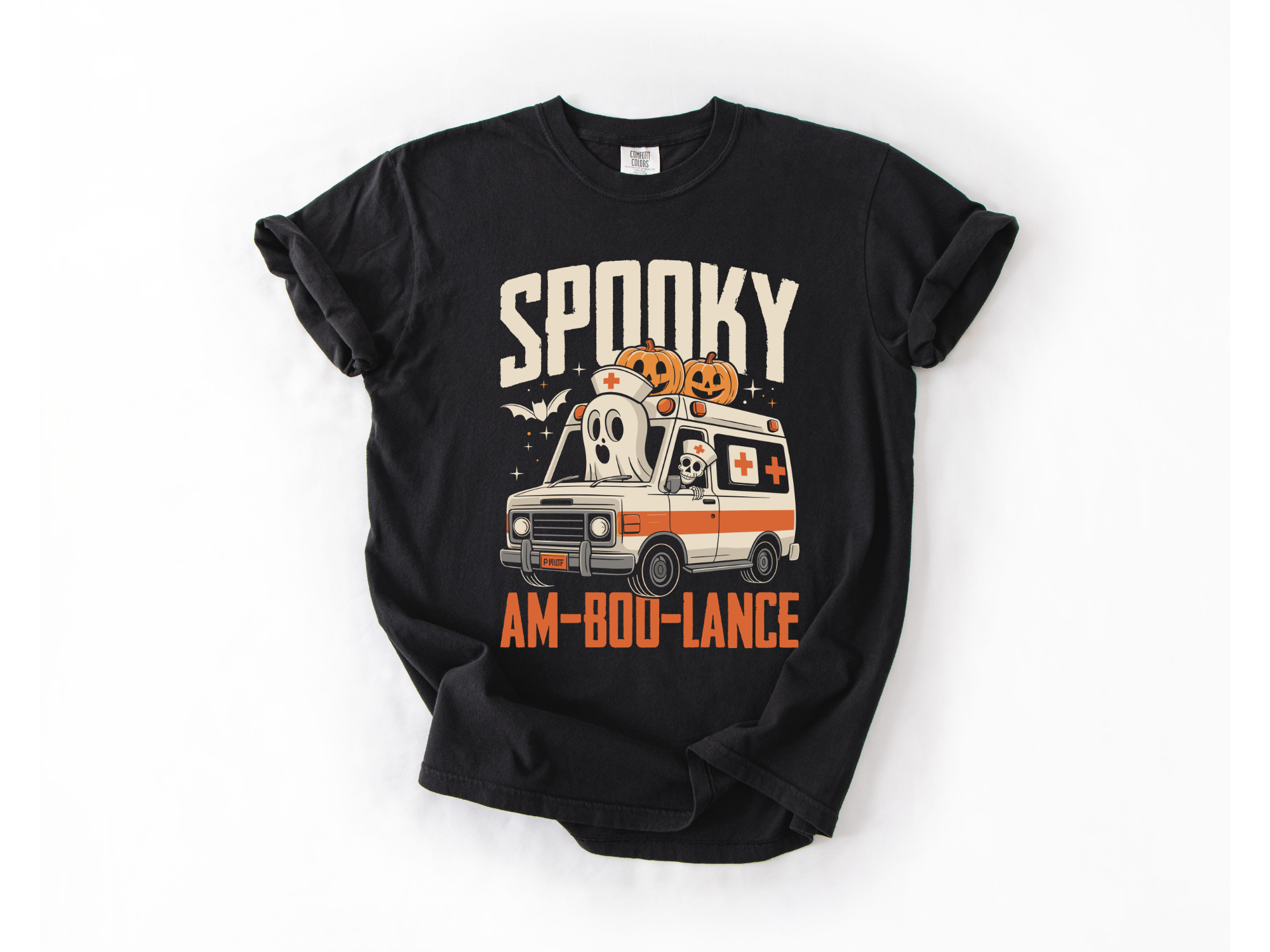 Spooky AM-BOO-LANCE Tee