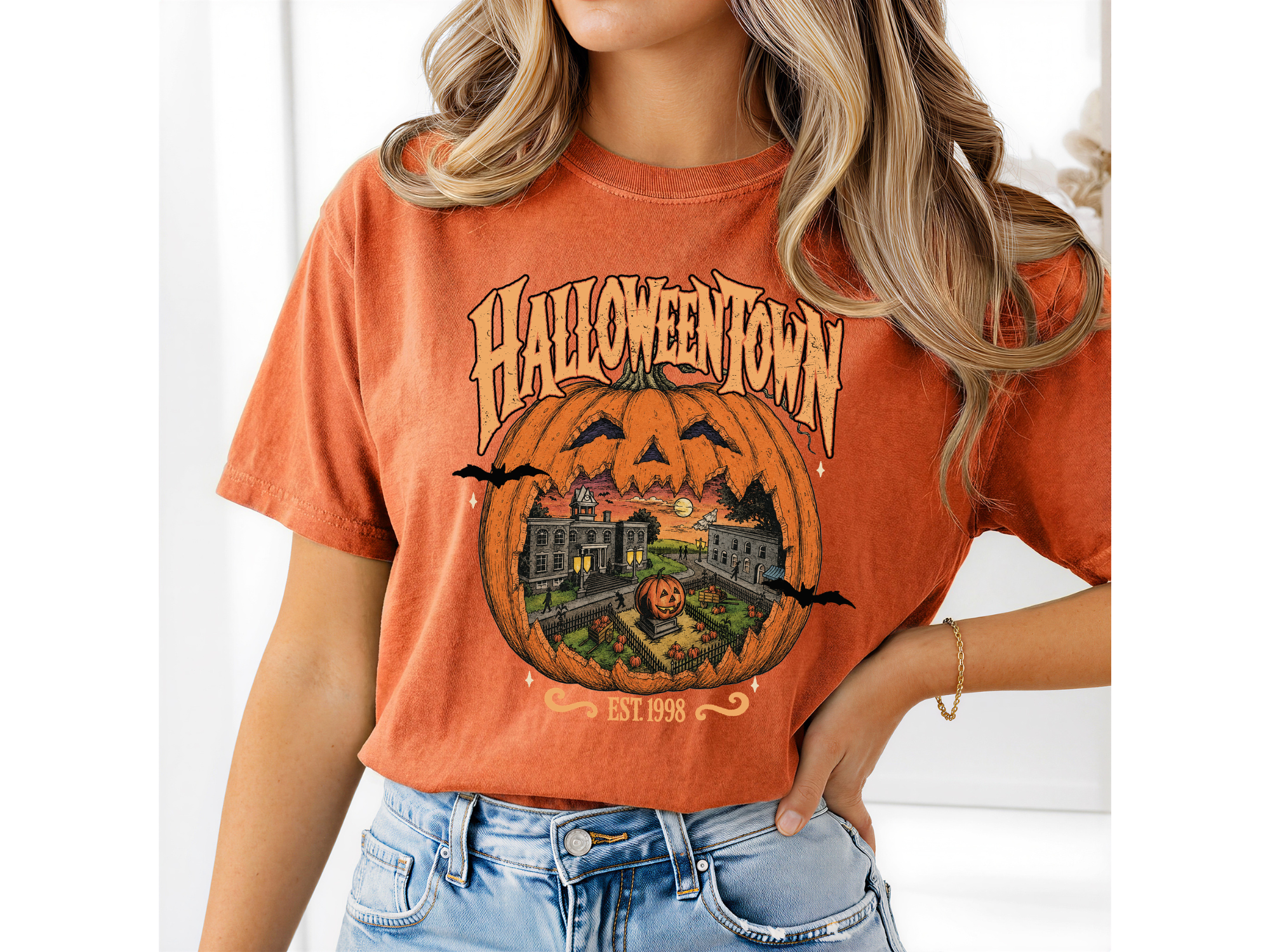 Halloweentown Pumpkin Graphic Tee