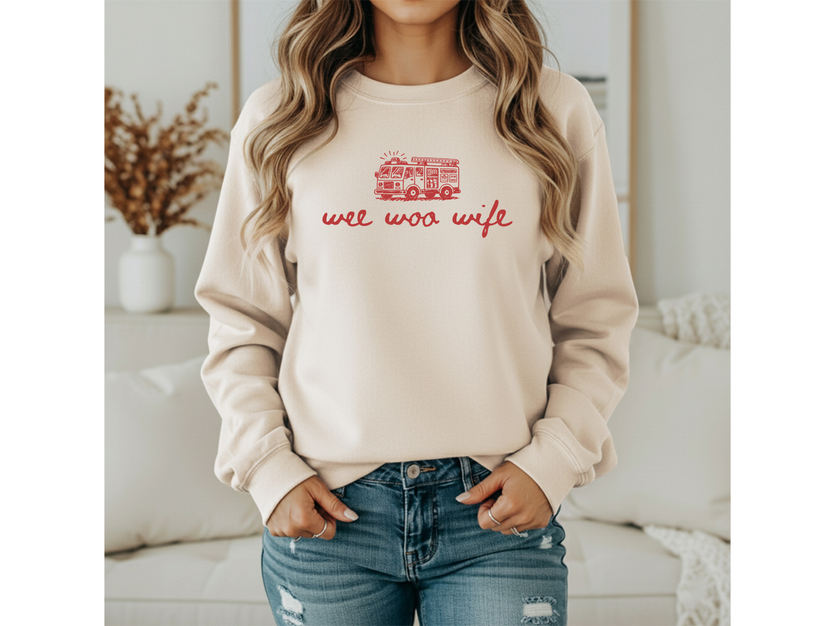 Fire Wee Woo Wife Crewneck