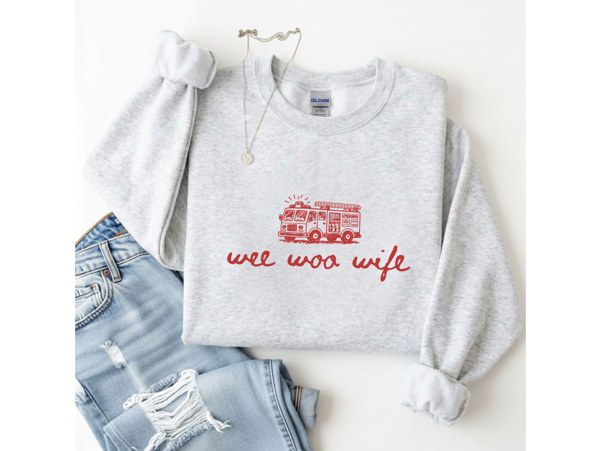 Fire Wee Woo Wife Crewneck