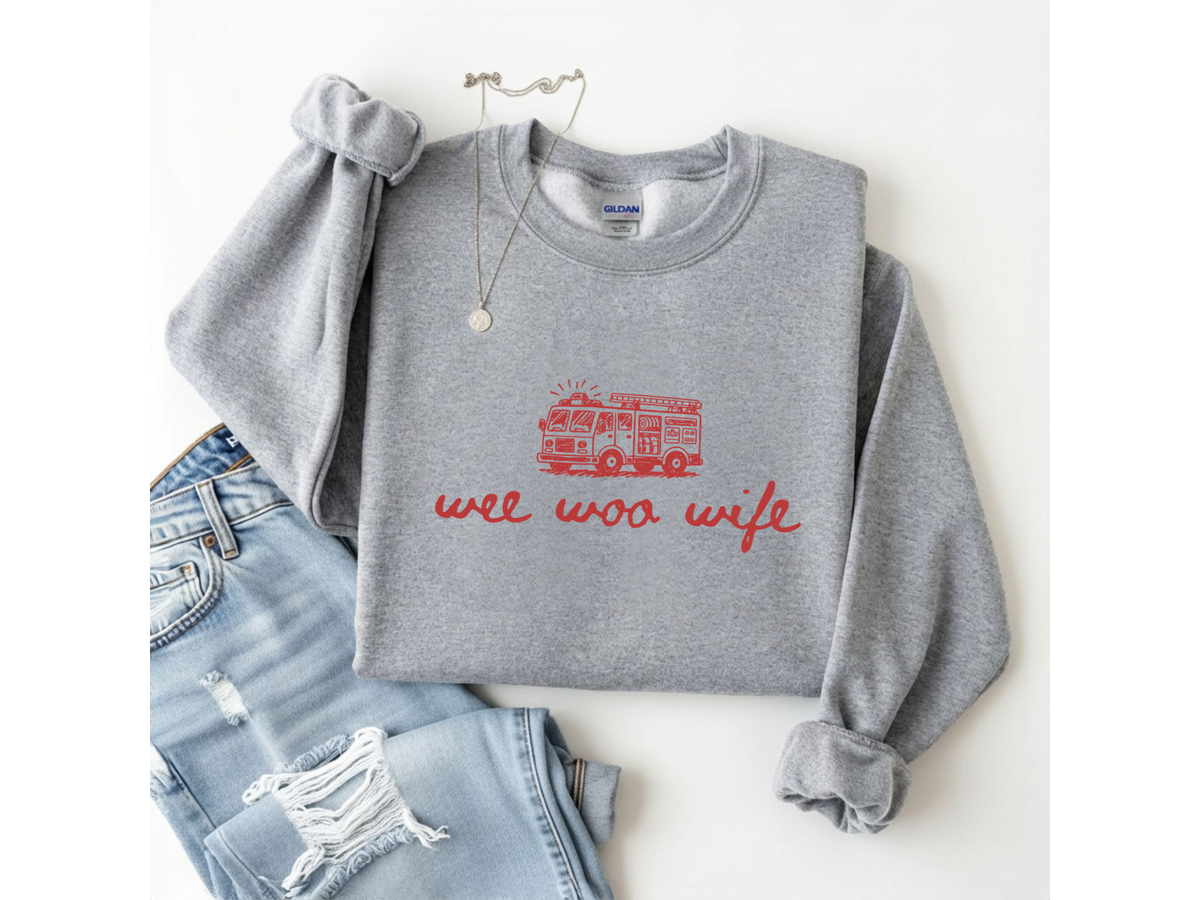 Fire Wee Woo Wife Crewneck