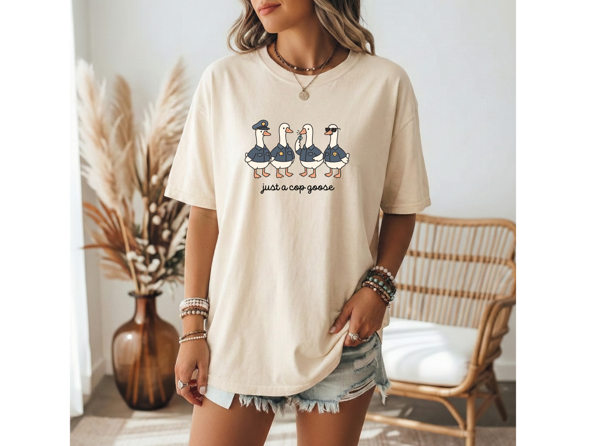 Just a Cop Goose Tee