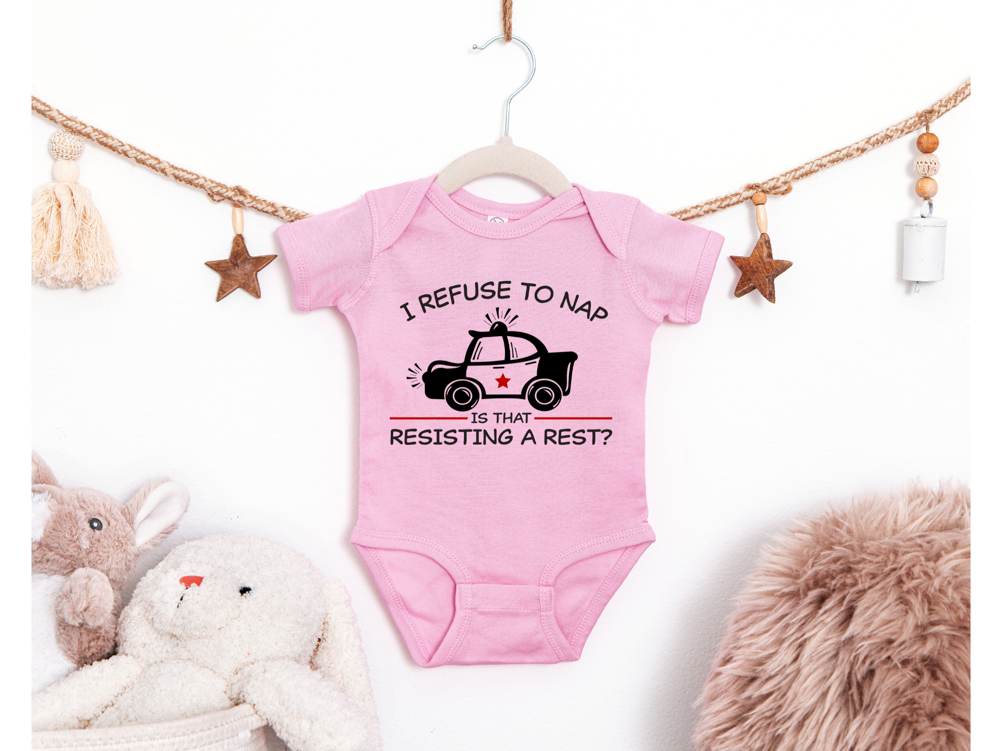 I Refuse To Nap Is That Resisting A Rest Baby Bodysuit