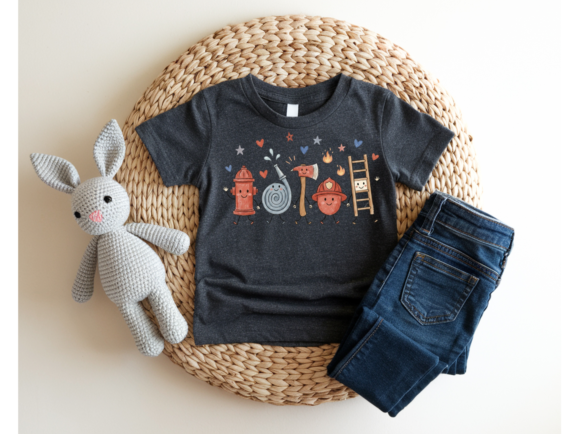 Firefighter Friends Toddler Tee