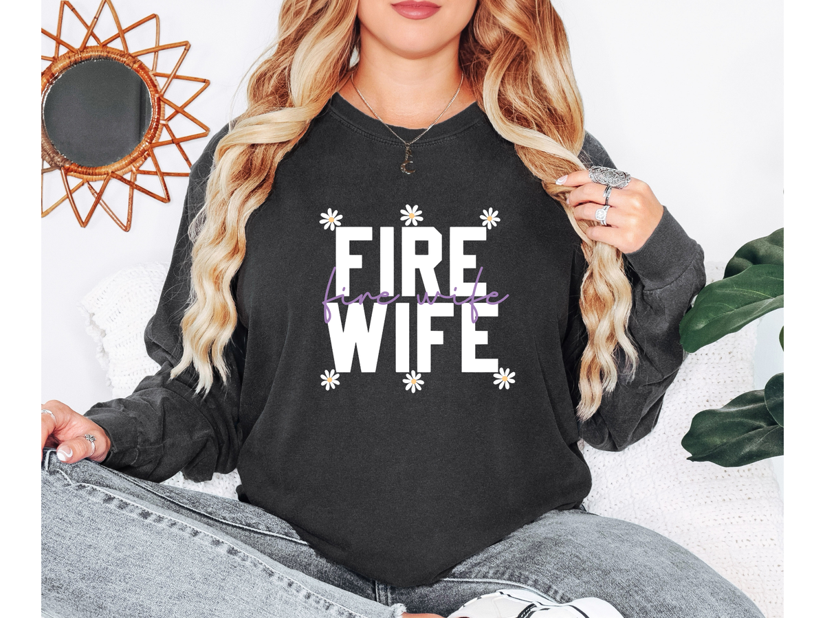 Fire Wife Daisy Graphic Tee