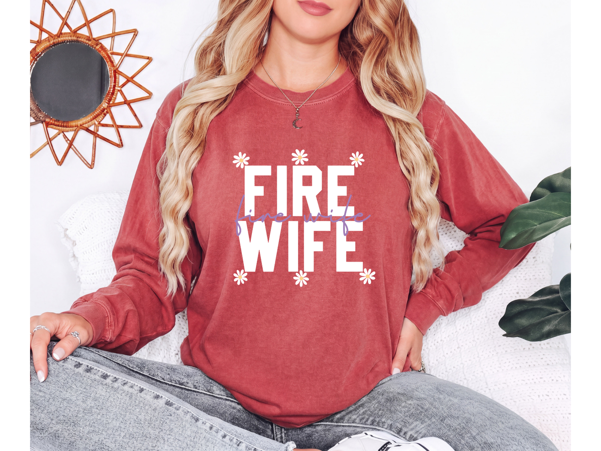 Fire Wife Daisy Graphic Tee