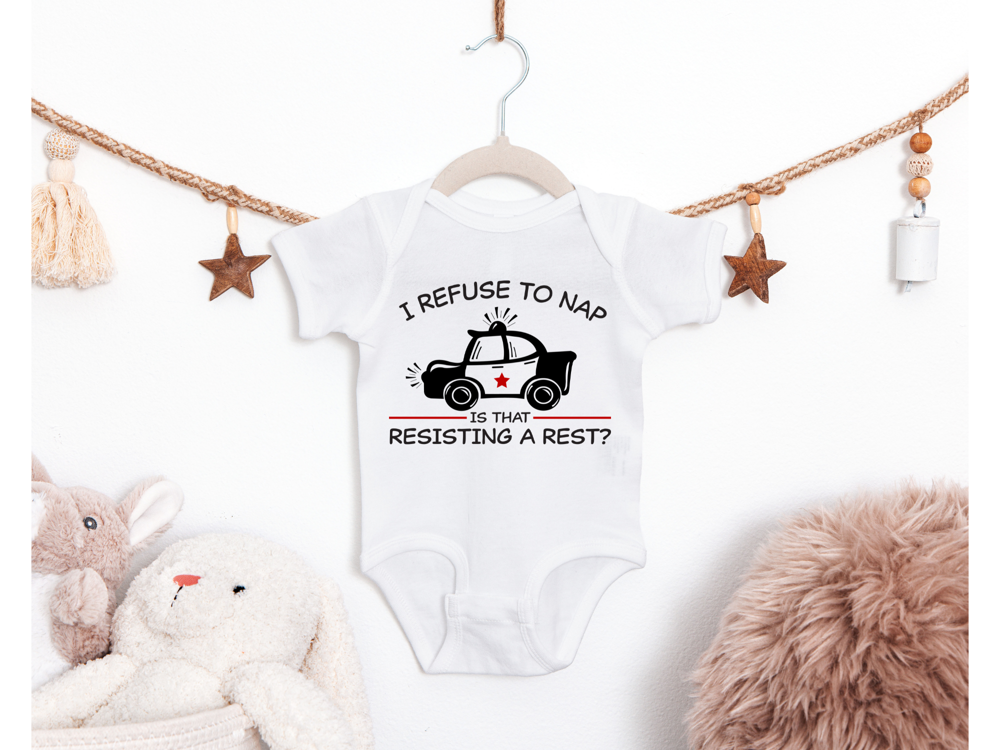 I Refuse To Nap Is That Resisting A Rest Baby Bodysuit