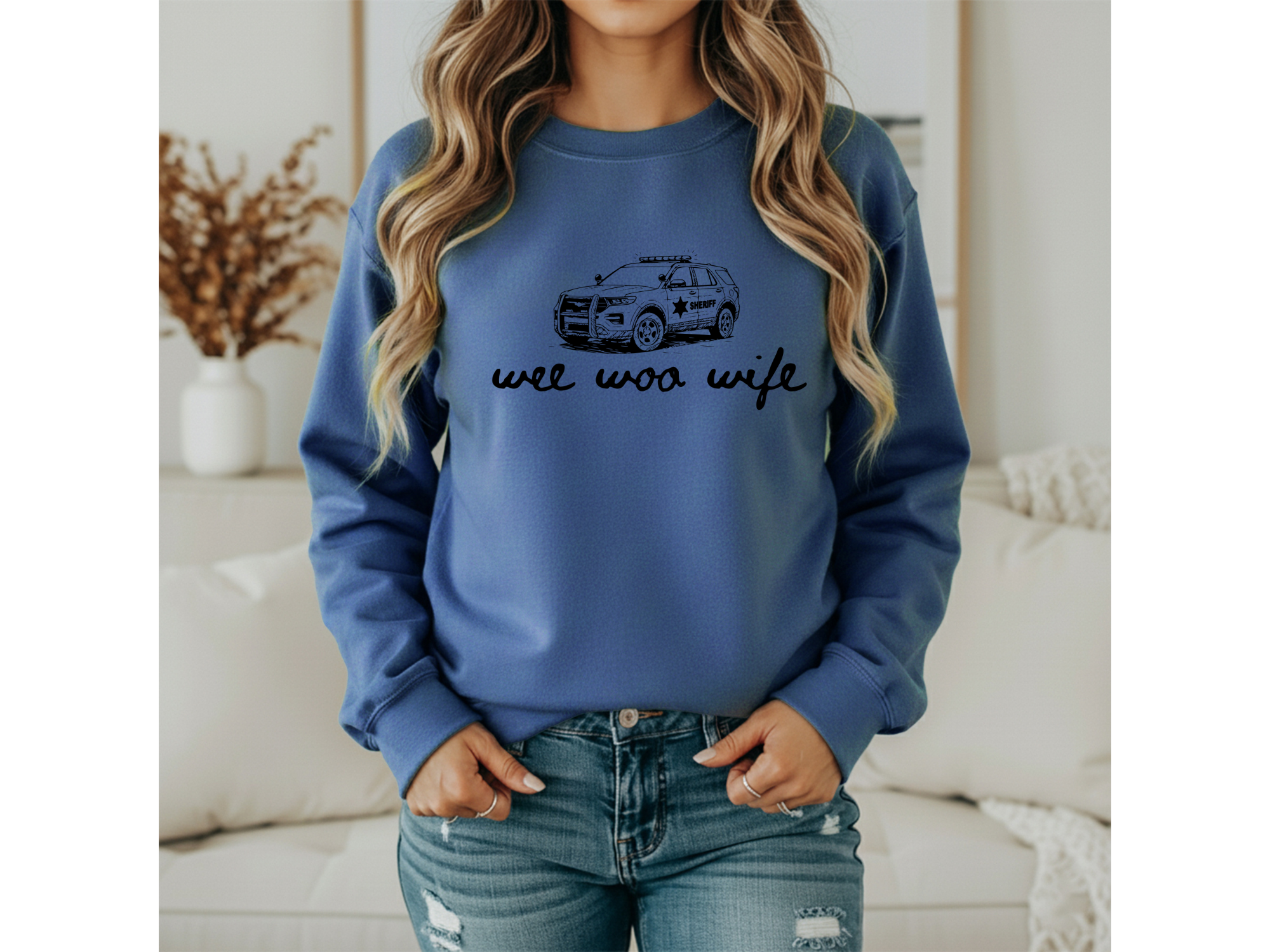 Sheriff Wee Woo Wife Crewneck