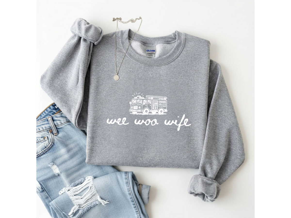 Fire Wee Woo Wife Crewneck
