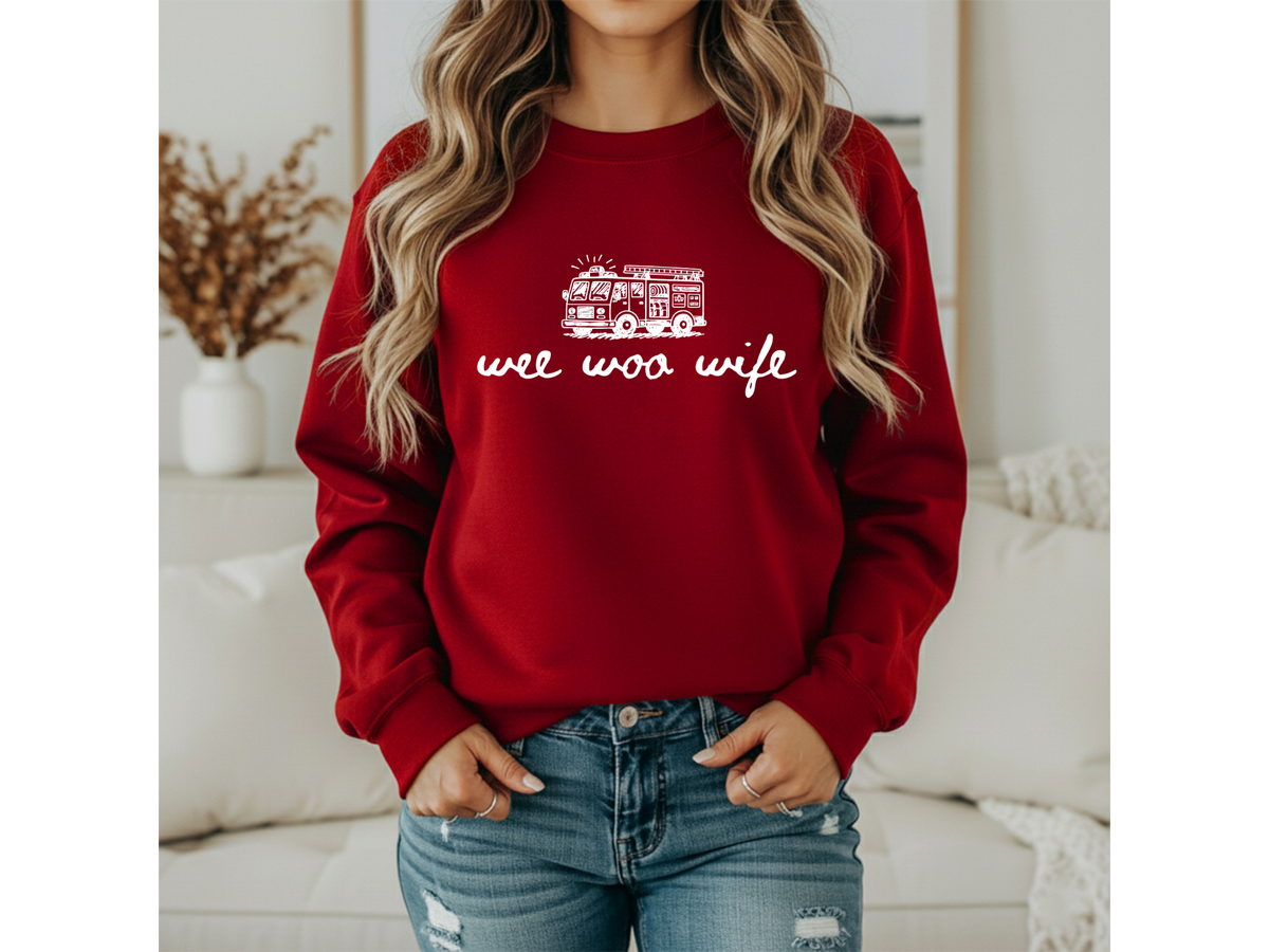 Fire Wee Woo Wife Crewneck