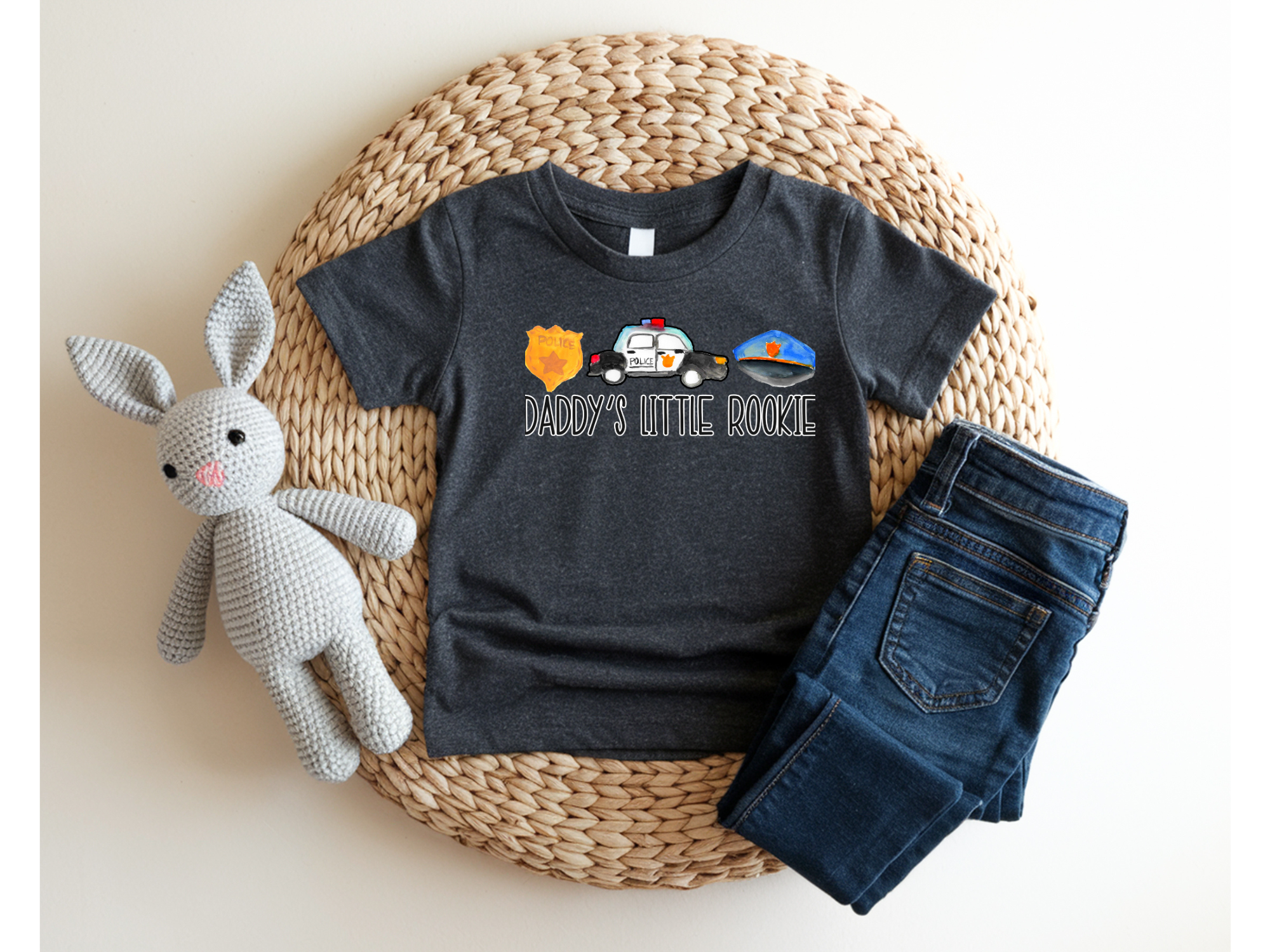 Daddy's Little Rookie Toddler Tee
