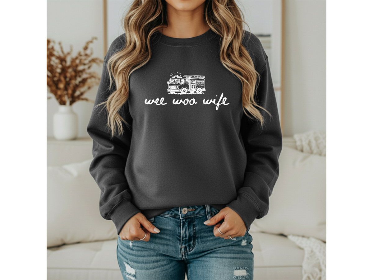 Fire Wee Woo Wife Crewneck