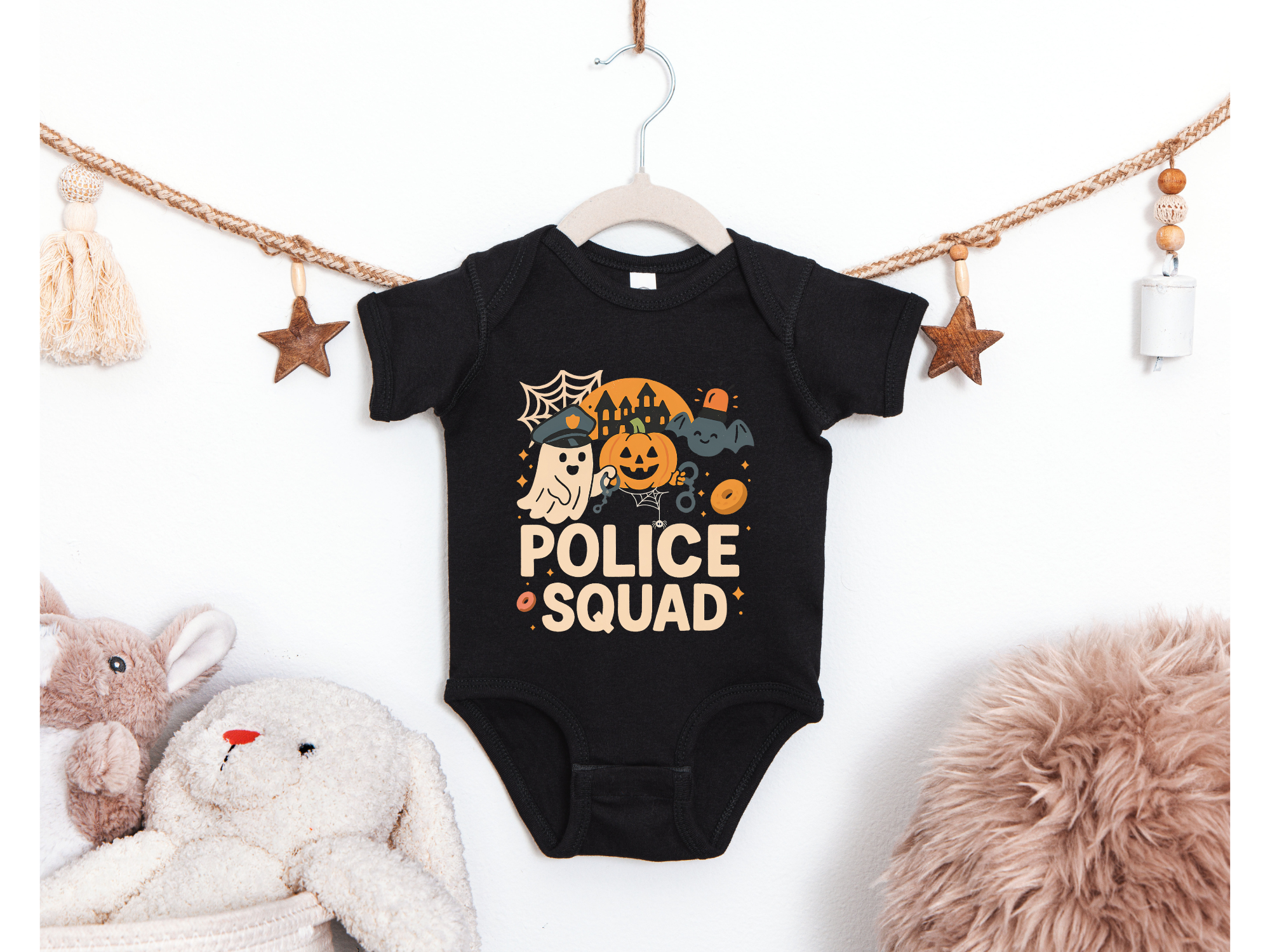Halloween Police Squad Baby Bodysuit
